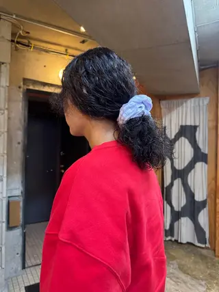 ミディアム カラー パーマ 🍈yurina 福岡/パーマ🍈のヘアスタイル