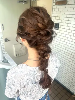 ヘアアレンジ 大人可愛いヘアメイク 💋🧚‍♀️しずかのヘアスタイル