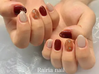 ネイル rairiaharu パラジェルのネイルデザイン