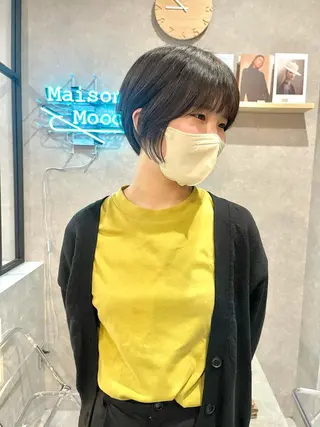 ショート カラー mood tatemachiのヘアスタイル