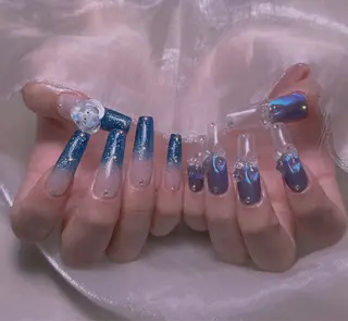 ネイル 長さだし専門店 M2　rikaのネイルデザイン