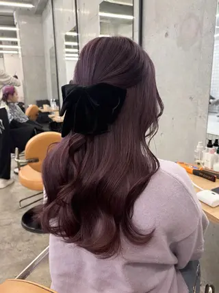 ロング カラー 🎀暖色カラー🎀 ♡yurika♡のヘアスタイル
