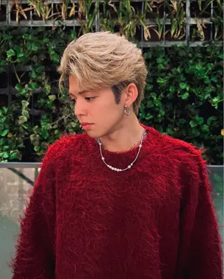 ショート カラー メンズ PIA hair design所属・湖城 恵吾のヘアスタイル