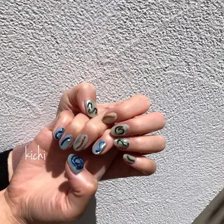 ネイル kichi･:* みじゅのネイルデザイン