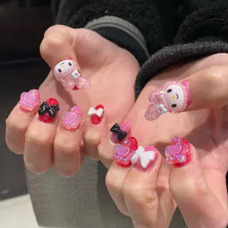 ネイル 個性派/中韓ネイル SAKURAのネイルデザイン