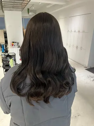 ミディアム 透明感color ˚✧₊amuのヘアスタイル