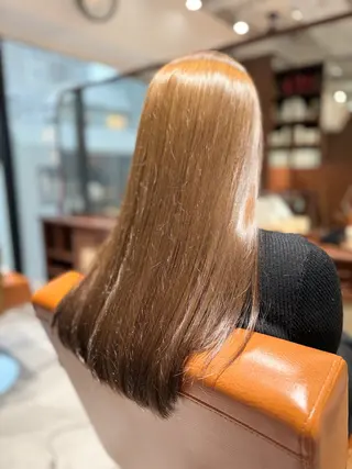 ロング カラー ヘアアレンジ opus 店長大和 レイヤー/赤み消しのヘアスタイル