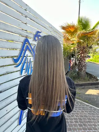 ロング カラー 中川原 大介のヘアスタイル