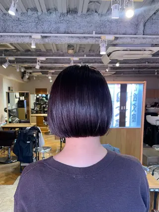 ショート カラー ボブ／髪質改善／ 銀座／CHIEのヘアスタイル