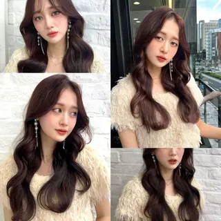 ロング 韓国ヘア♡ 顔まわりカットayaのヘアスタイル
