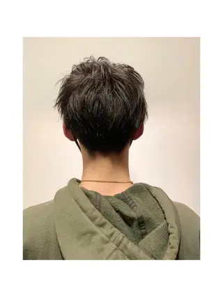 パーマ メンズ やました りなのヘアスタイル