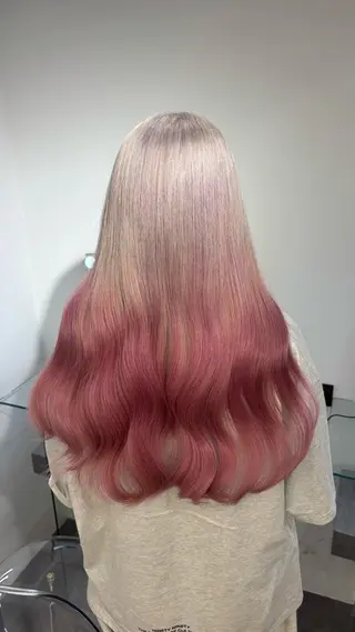 ロング 名古屋栄/PELE/ ブリーチ/asahiのヘアスタイル