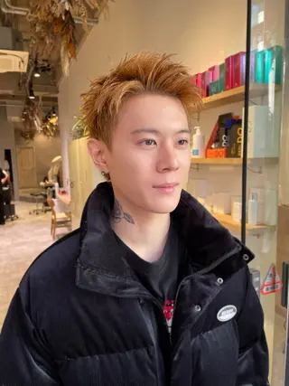 ショート メンズ 藤崎百道メンズカット Zina/森井唯央のヘアスタイル