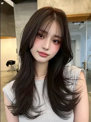 ロング カラー 美髪 Risaのヘアスタイル