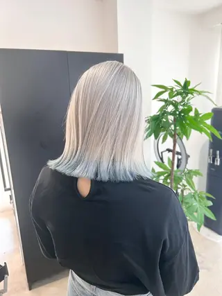 ショート カラー ROIS表参道所属・ケアブリーチ/ ブリーチ/Kazuoのヘアスタイル