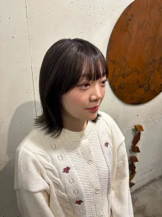 ミディアム 🧃吉祥寺/ボブ レイヤー/カサイ🧃のヘアスタイル