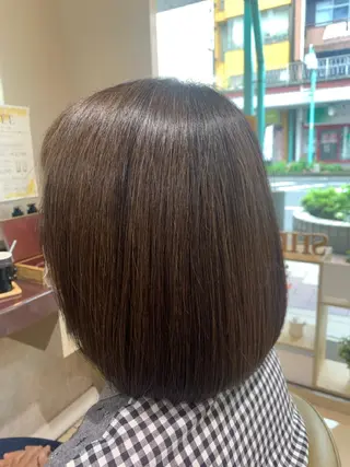 ミディアム 大島 裕也のヘアスタイル