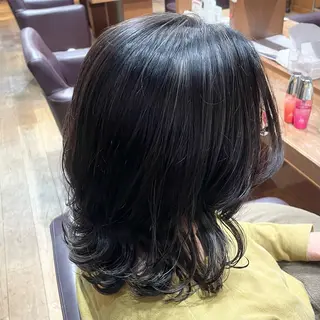 カラー TJ天気予報 佐藤優月のヘアスタイル