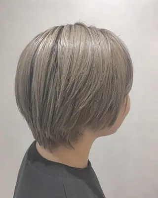 ショート カラー ヘアアレンジ エグチ アキラのヘアスタイル