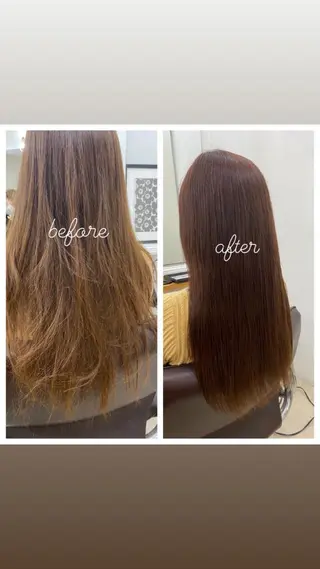 ロング リルウヘアー 天王寺のヘアスタイル