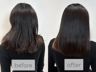 セミロング 髪質改善/美髪 韓国風/ミヤビのヘアスタイル