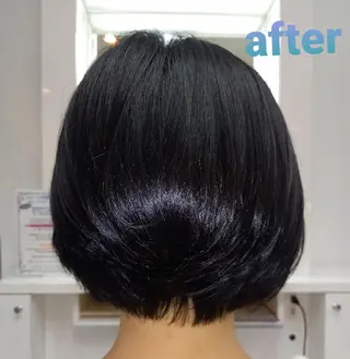 ショート カラー fructueuxune所属・中野韓国レイヤー× ウルフ  本木之教
のヘアスタイル