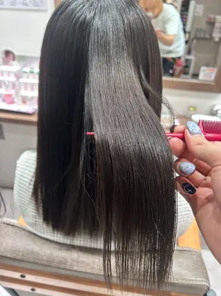 セミロング レイヤー/韓国/ ハッシュ/高田翼のヘアスタイル