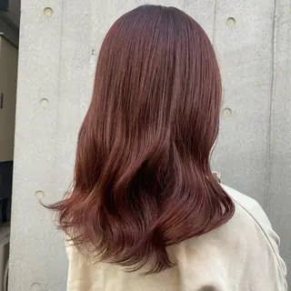 ミディアム カラー 🪭risa 暖色/レイヤー🪭のヘアスタイル