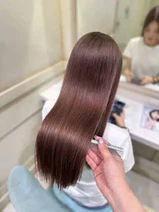 セミロング 🟠髪質改善縮毛矯正 YUTO🟠のヘアスタイル