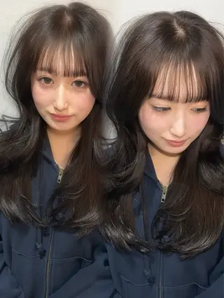 ロング 似合わせカット/ 顔周りカット/まりなのヘアスタイル