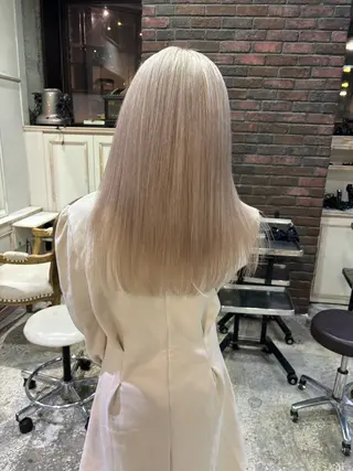 ミディアム カラー RUKA 美容院×ネイリストのヘアスタイル