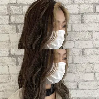 ロング カラー 低ダメージ特化🌱 佐野優斗のヘアスタイル