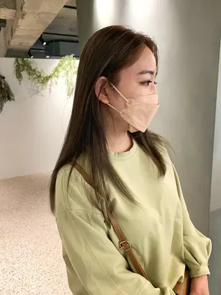 セミロング カラー TONUKOA RUA下北沢店【トヌコア ルア】所属・丸山璃子 /パーマ/レイヤーのヘアスタイル