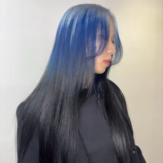 ロング カラー Ren. 🦋デザインカラーのヘアスタイル