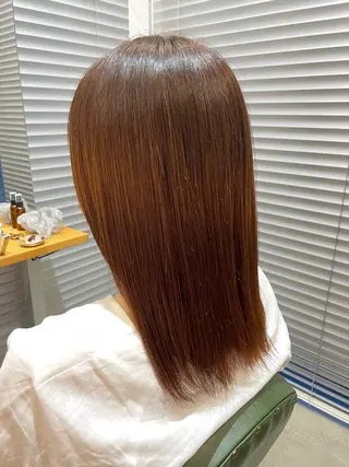 ミディアム 髪質改善 個室美容室 calm 新田 美容院【カルム】所属・【カルム】 スズキのヘアスタイル