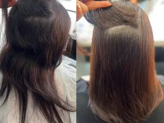 ロング 韓国風顔まわり/ベー ジュ/マツエク♡美咲のマツエク・マツパデザイン