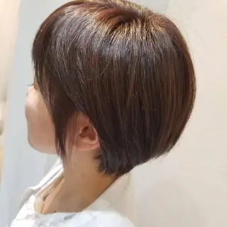 ショート hair make powder 薮本のヘアスタイル