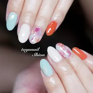 ネイル ネイルサロン・ネイルスクール　たゆnail所属・ネイルサロン 【たゆnail】のネイルデザイン