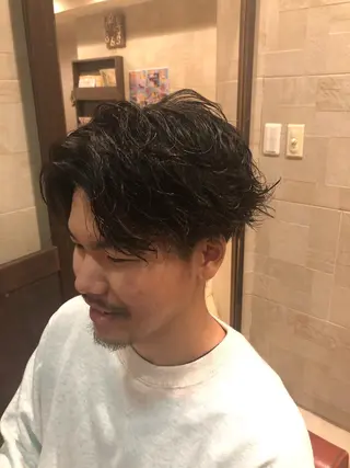 パーマ メンズ 💈大人の渋髪💈 店長　大橋侑弥のヘアスタイル