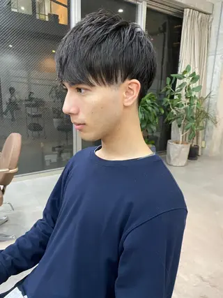 ショート メンズ 【縮毛矯正髪質改善】 中山健太のヘアスタイル