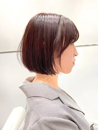 ショート カラー レイヤー専門家 ダブルカラー修のヘアスタイル