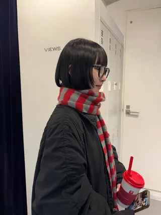 ショート ボブ/似合わせカット /ニュアンスカラーのヘアスタイル