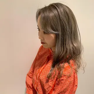 ロング カラー MASHU所属・鳥越 一希のヘアスタイル
