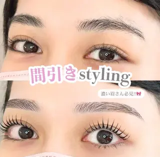 アイブロウ beautys福山店所属・梶田 エリナの眉毛・アイブロウイメージ