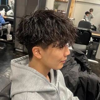 メンズ メンズ特化/パーマ/ メッシュ/竜成のヘアスタイル