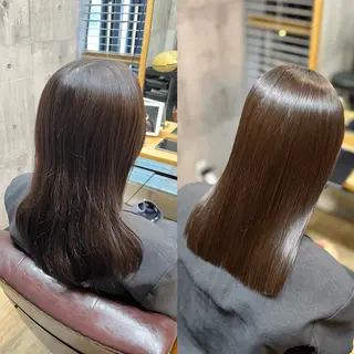 セミロング 艶髪🌈ムラカミ サキのヘアスタイル