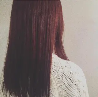 ロング カラー ヘアアレンジ glad hairのヘアスタイル