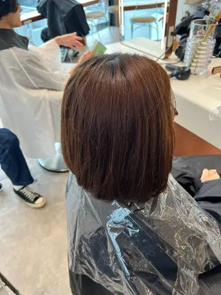 ミディアム カラー ✨髪質改善 縮毛矯正 艶髪 立川 コウキ✨のヘアスタイル