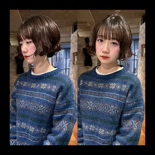 ショート カラー パーマ mai / linoah˚✧のヘアスタイル