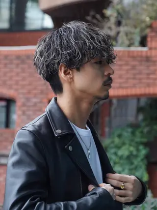 カラー パーマ メンズ fifth リュウセイのヘアスタイル